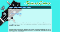 Desktop Screenshot of neptunesguitars.com